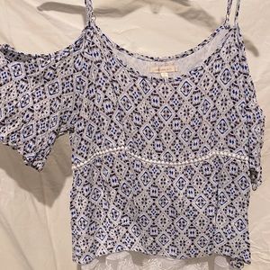 “Cold” shoulder blouse